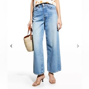 Maya High Waist Wide Leg Ankle Jeans size 25